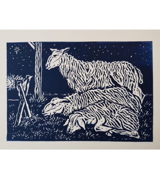 Sheep at the Stable