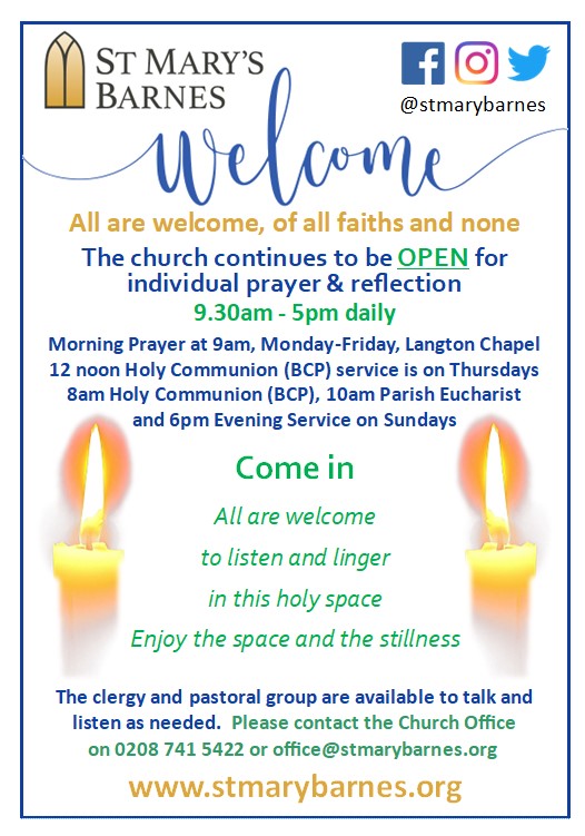 Welcome poster